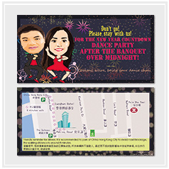 personalized handdrawn playful location map wedding invitation hong kong